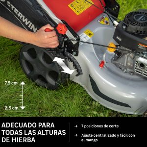 Cortacésped de gasolina 149cc STERWINS PLM1-46Z150.6 | Multialquiler Levante Valencia