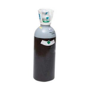 Botella de 12 kg de CO₂ alimentario con sonda especial para escarchadores de copas