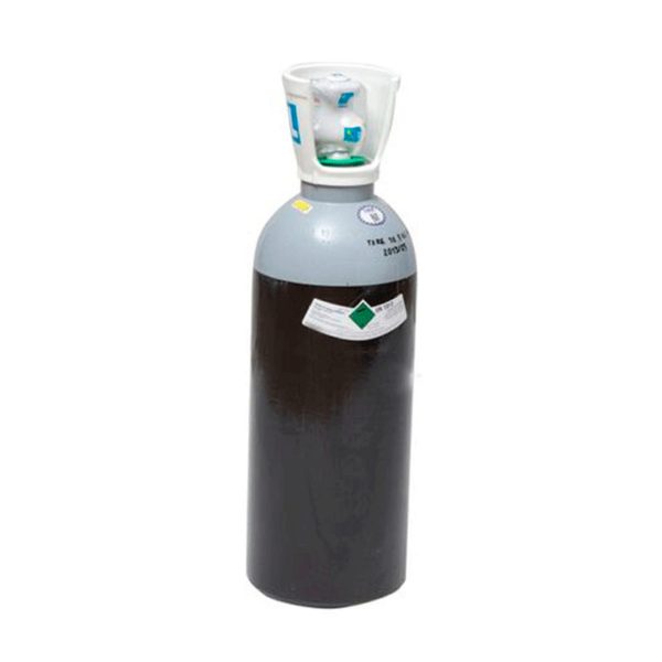 Botella de 12 kg de CO₂ alimentario con sonda especial para escarchadores de copas