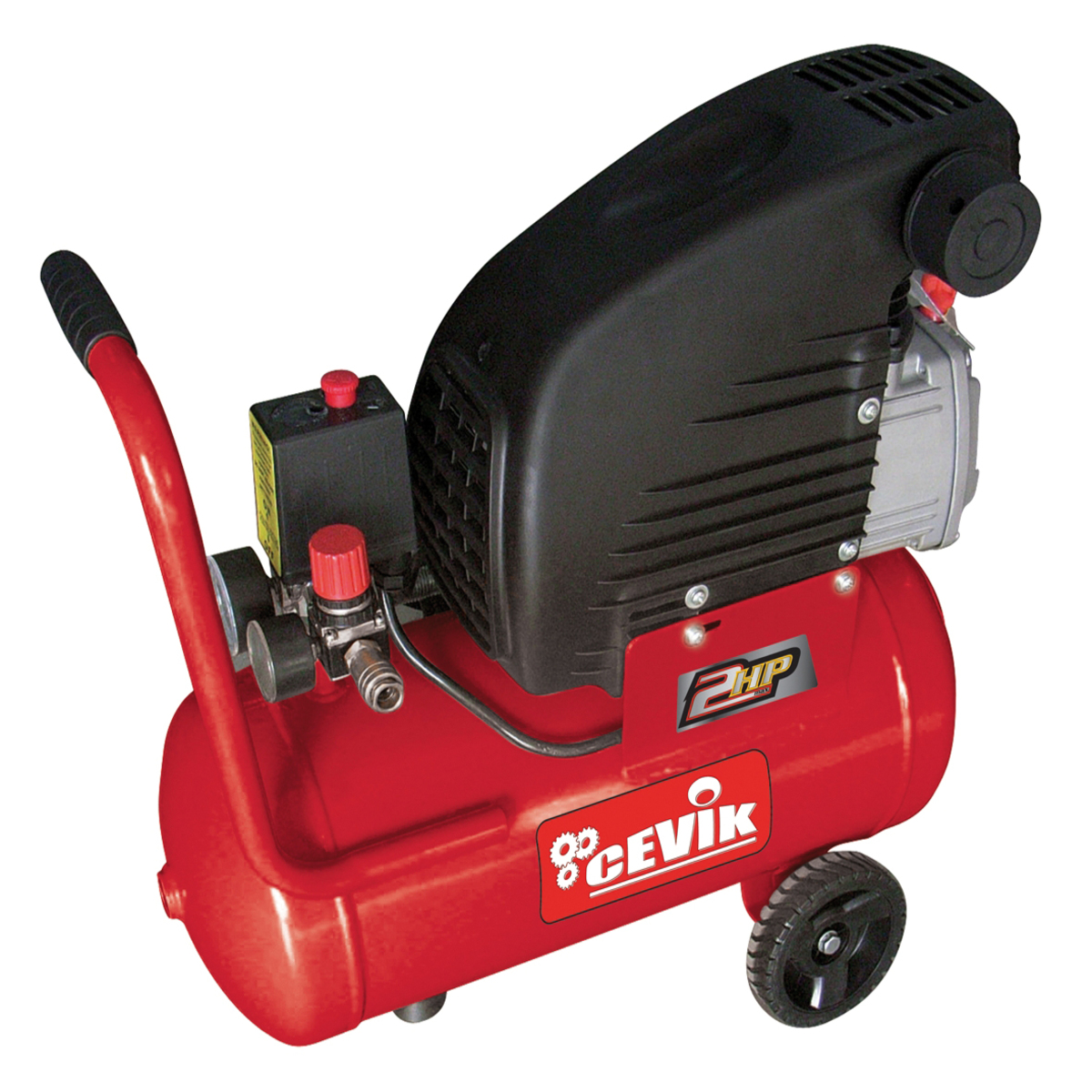 Compresor CEVIK PRO CA-TORNADO25 de 25 litros y 2 HP: imagen 1