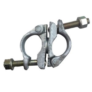 Juego de 2 bridas giratorias a 360º de acero 48 mm. para andamios