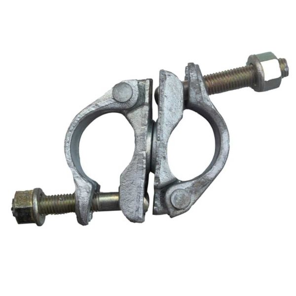 Juego de 2 bridas giratorias a 360º de acero 48 mm. para andamios