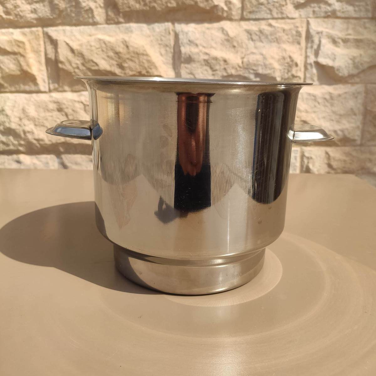 Champanera de acero inoxidable pulido: imagen 1