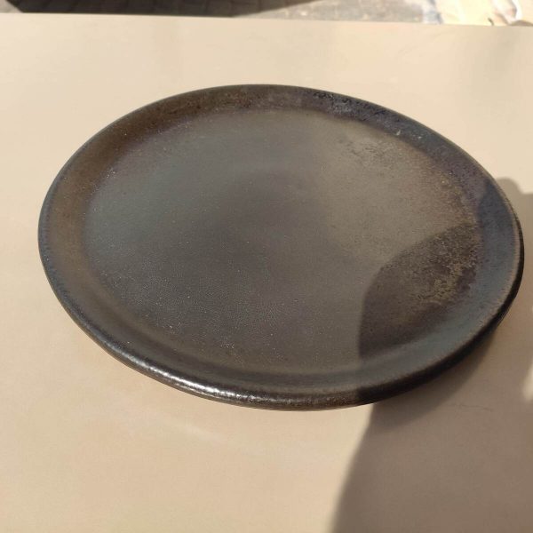 Fuente de barro redonda de 31 cm especial para brasa