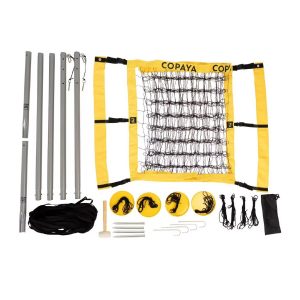 Set completo de red y pista de vóley playa