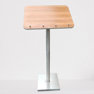 Atril de pie de acero inoxidable