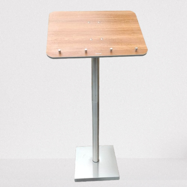 Atril de pie de acero inoxidable