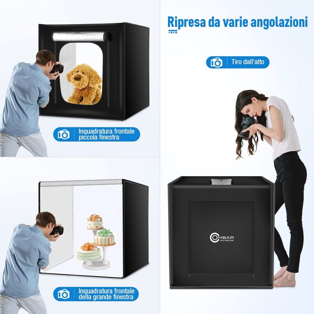 Caja de luz OMBAR de 80x80x80 cm