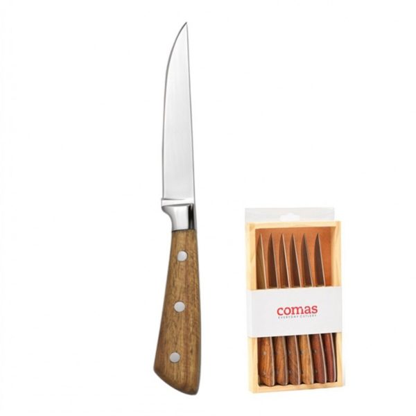 Cuchillo chuletero de acero inoxidable Comas HQ Montblanc