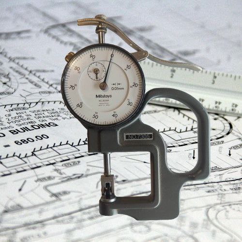 Medidor de espesores Mitutoyo modelo 7305