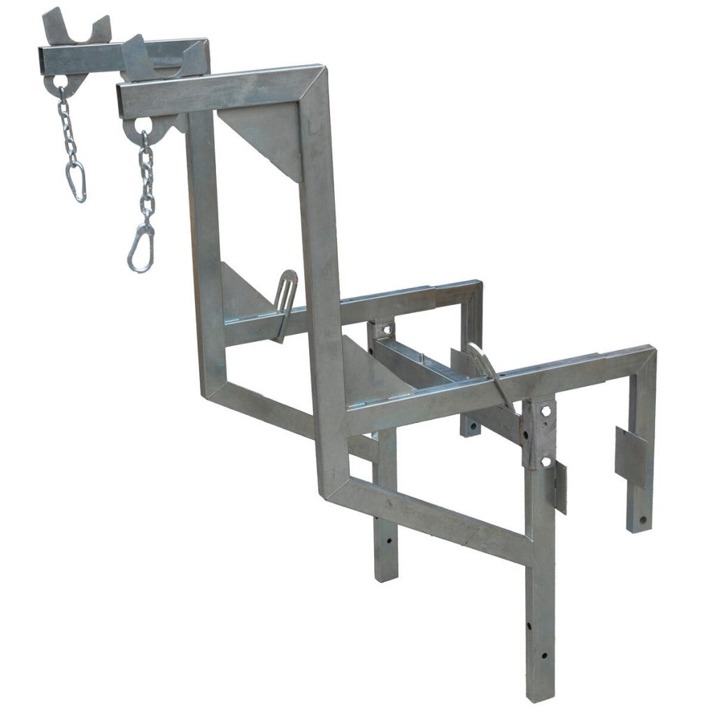 Soporte de tramo de inicio para bajante de escombros