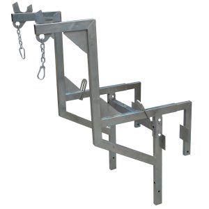 Soporte de tramo de inicio para bajante de escombros