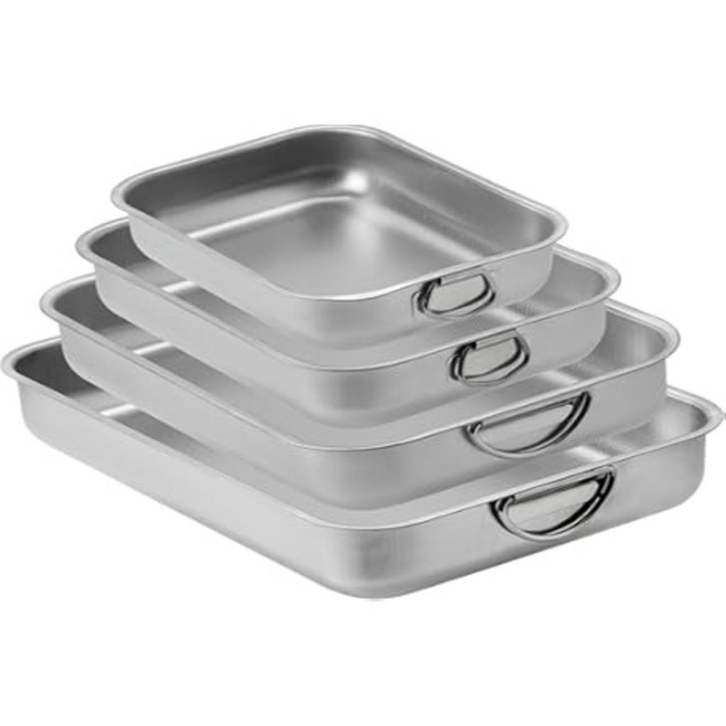 Fuente para horno, acero inoxidable diferentes tamaños