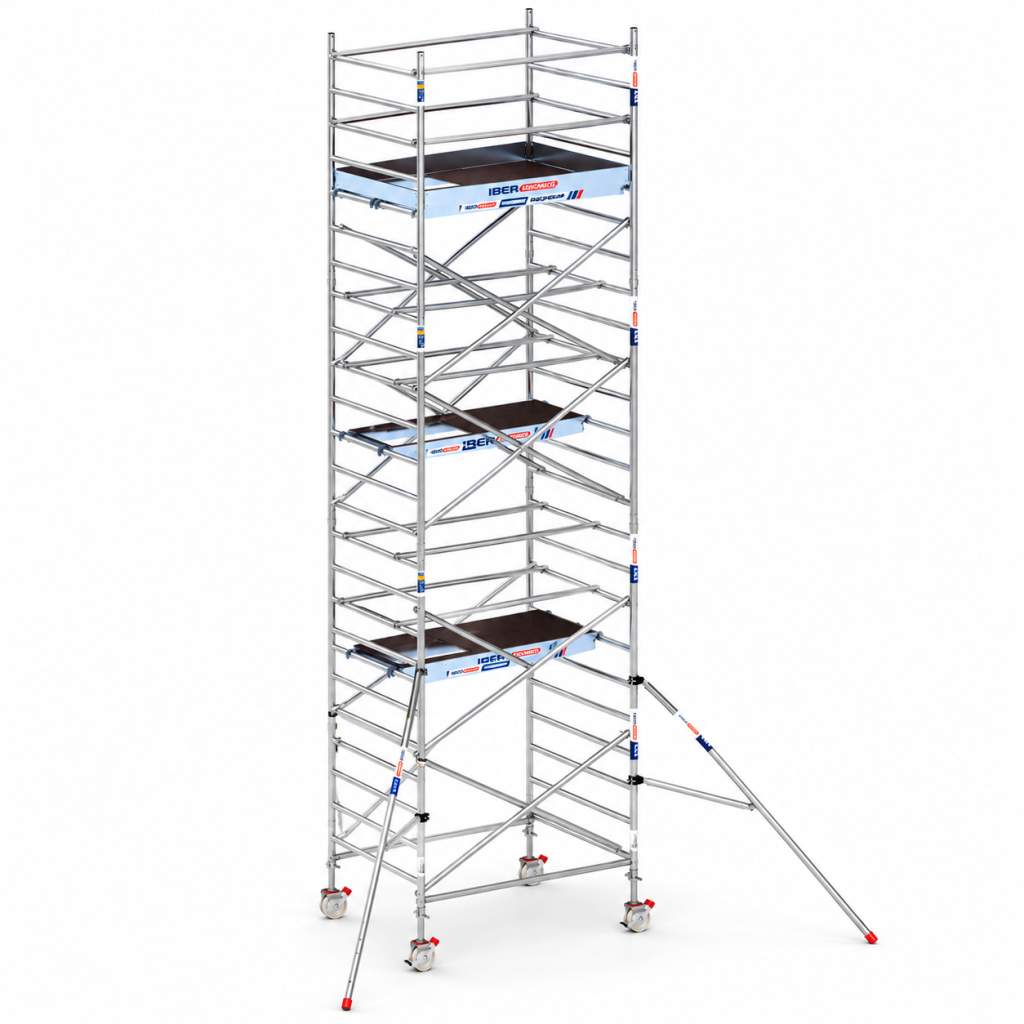 Andamio de aluminio torre móvil 9,20 m.